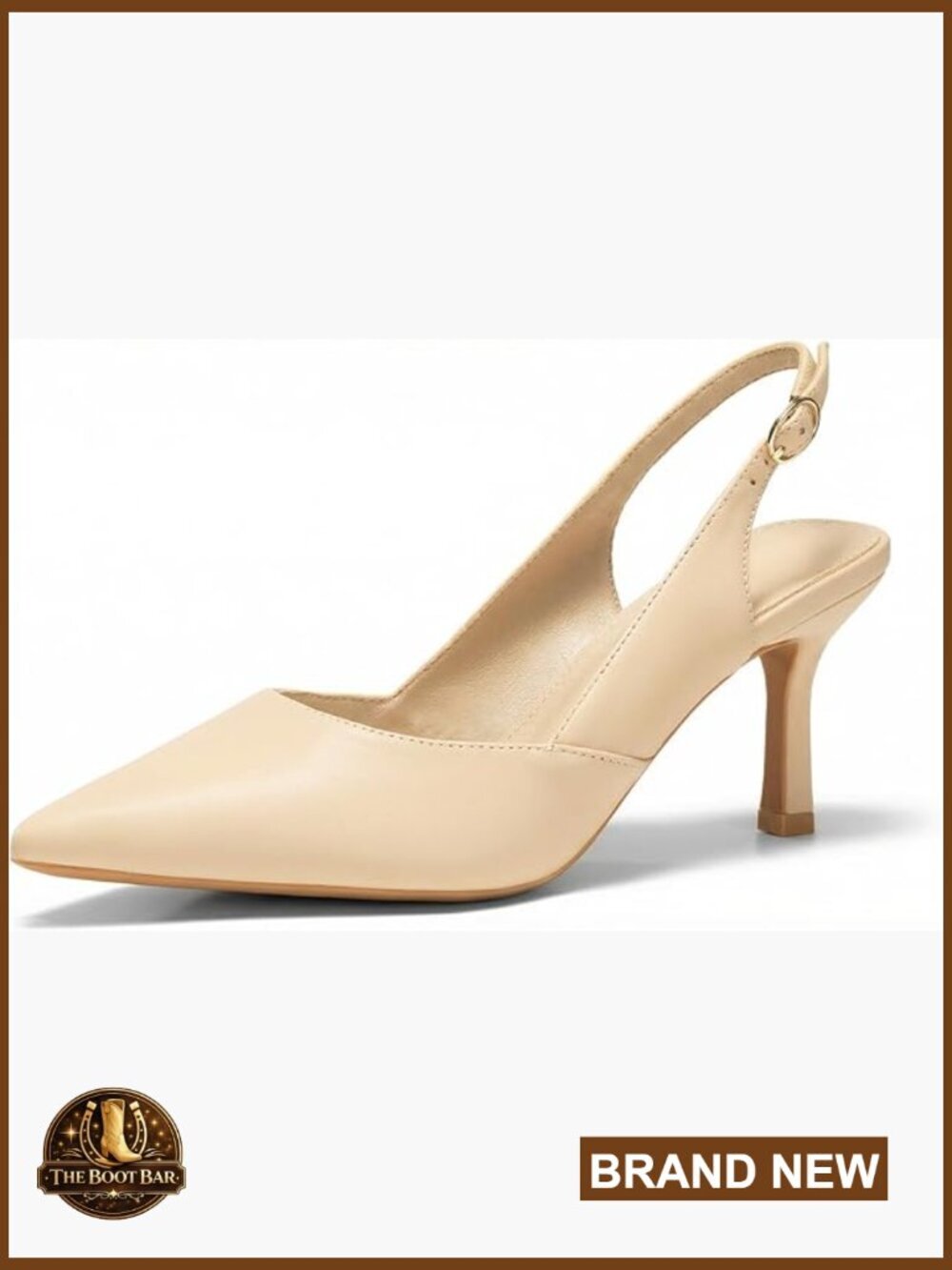 Slingback Kitten Heels Closed Pointed Toe Pumps Wedding Dress Shoes